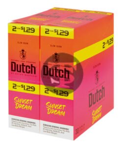 Dutch Masters Foil Fresh Sunset Dream $1.29 Cigarillos 30 Packs of 2