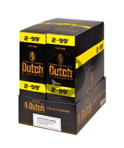 Dutch Masters Foil Gold Fusion 99 Cent Cigarillos 30 Packs of 2