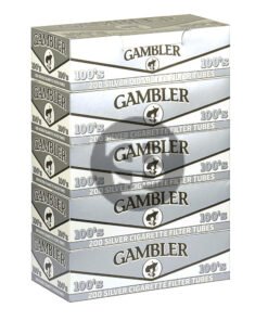 Gambler Filter Tubes 100 mm Silver 5 Cartons of 200