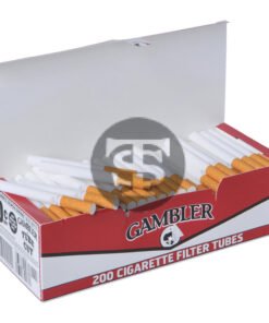Gambler Filter Tubes King Size Full Flavor 5 Cartons of 200