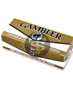Gambler Filter Tubes King Size Gold (Light) 5 Cartons of 200