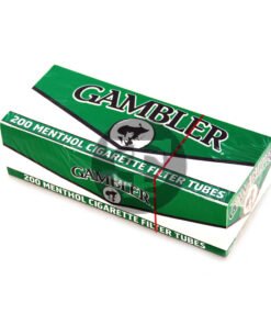 Gambler Filter Tubes King Size Menthol 5 Cartons of 200
