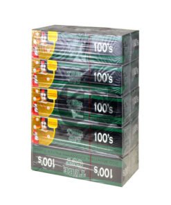 Gambler Tube Cut Filter Tubes 100 mm Menthol 5 Cartons of 200