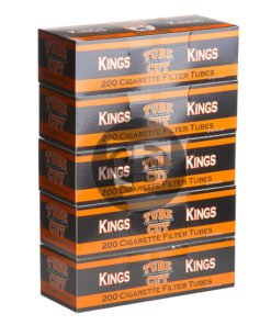Gambler Tube Cut Filter Tubes King Size Full Flavor 5 Cartons of 200