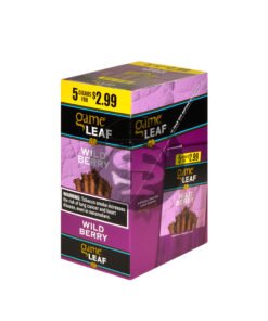 Game Leaf Cigarillos 5 for $2.99 Wild Berry 8 pack of 5