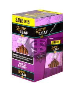 Game Leaf Cigarillos Save on 5 Wild Berry 8 pack of 5