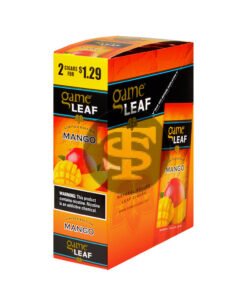 Game Leaf Mango Cigarillos 2 for $1.29 Cents 15 Pouches of 2