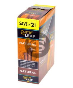 Game Leaf Natural Cigarillos 15 Pouches of 2