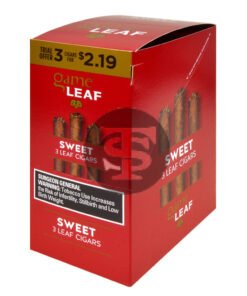 Game Leaf Sweet Cigarillos 3 for $2.19, 10 Pouches of 3