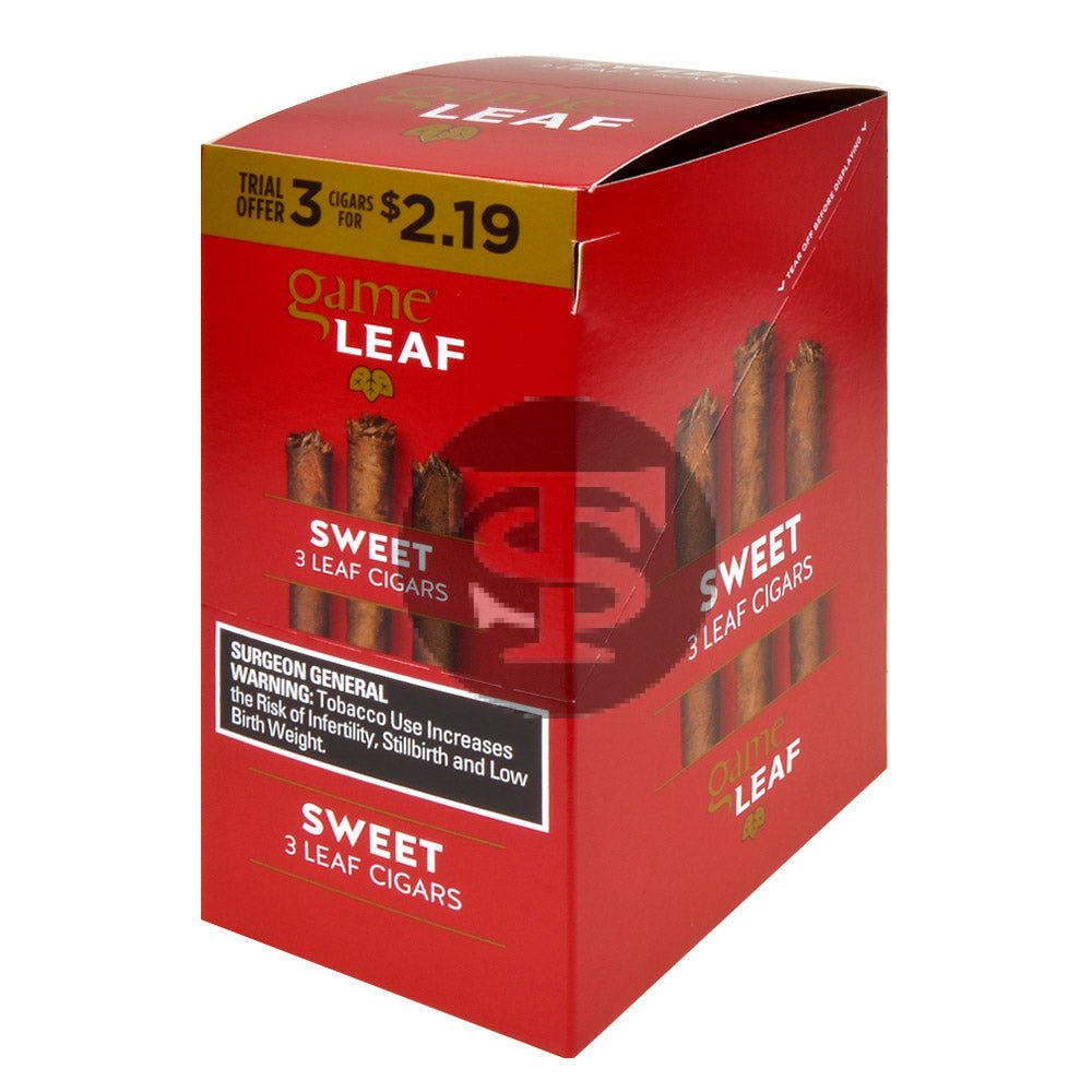 Game Leaf Sweet Cigarillos 3 for $2.19, 10 Pouches of 3 1 game leaf sweet cigarillos 3 for 2 19 10 pouches of 101