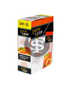 Game Leaf White Peach Cigarillos 15 Pouches of 2