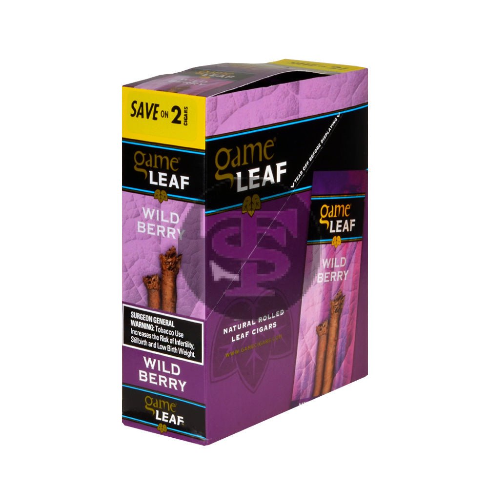 Game Leaf Wild Berry Cigarillos 15 Pouches of 2 1 game leaf wild berry cigarillos 15 pouches of 2 363
