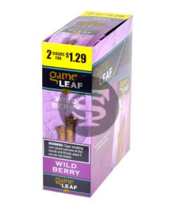 Game Leaf Wild Berry Cigarillos 2 for $1.29 Cents 15 Pouches of 2