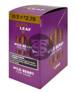 Game Leaf Wild Berry Cigarillos 3 for $2.19, 10 Pouches of 3