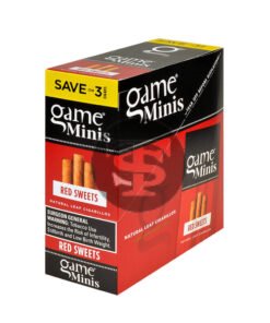 Game Mini Cigarillos Save on 3 Red 15 Pouches of 3