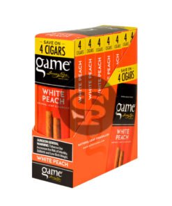 Game Vega Cigarillos 7 Packs of 4 White Peach