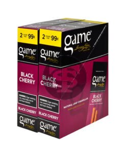 Game Vega Cigarillos Black Cherry Foil 2 for 99 Cents 30 Pouches of 2