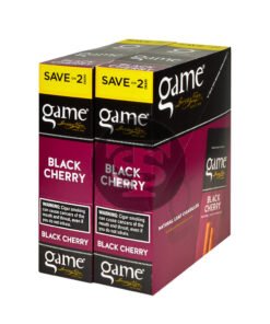 Game Vega Cigarillos Black Cherry Foil 30 Pouches of 2