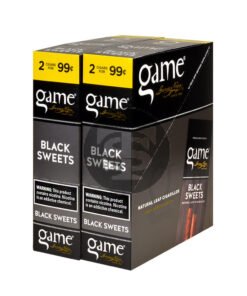 Game Vega Cigarillos Black Foil 2 for 99 Cents 30 Pouches of 2