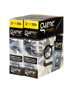 Game Vega Cigarillos Black Sapphire Foil 2 for 99 Cents 30 Pouches of 2