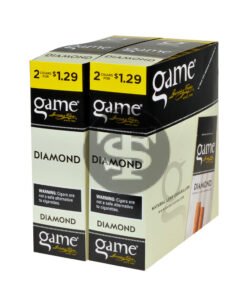 Game Vega Cigarillos Diamond Foil 2 for $1.29 30 Pouches of 2