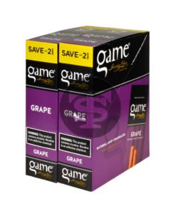 Game Vega Cigarillos Grape Foil 30 Pouches of 2