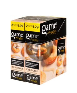 Game Vega Cigarillos Iced Donuts Foil 2 for $1.29 30 Pouches of 2