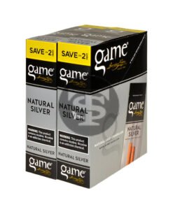 Game Vega Cigarillos Natural Silver Foil 30 Pouches of 2