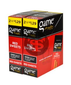 Game Vega Cigarillos Red Foil 2 for $1.29 30 Pouches of 2