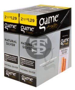 Game Vega Cigarillos Silver Foil 2 for $1.29 30 Pouches of 2