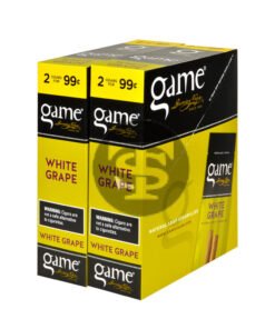 Game Vega Cigarillos White Grape Foil 2 for 99 Cents 30 Pouches of 2