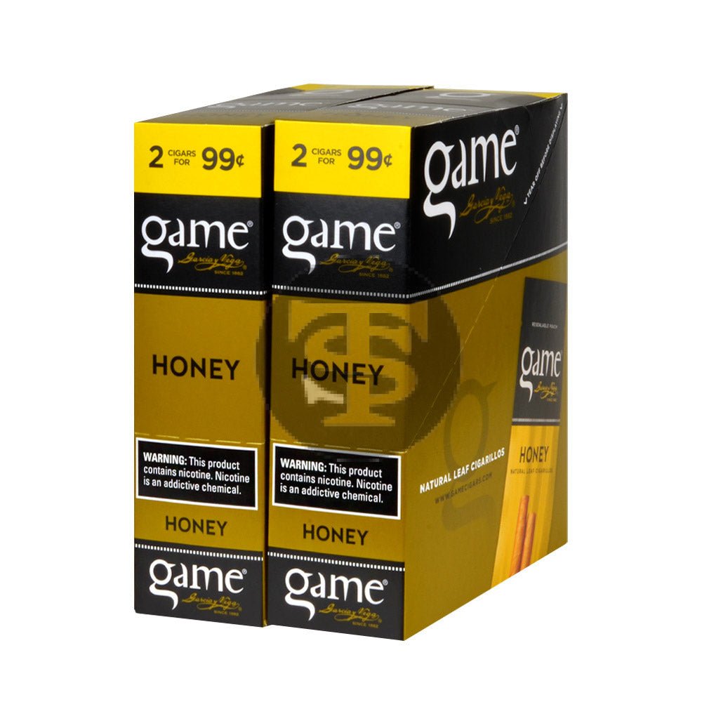 Game Vega Honey Gold Foil Cigarillos – 30 Pouches of 2 1 Game Vega Honey Gold Foil Cigarillos – 30 Pouches of 2