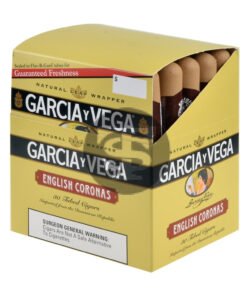 Garcia Y Vega English Corona Tubed Cigars Upright 30 Pack