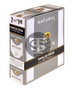 Garcia Y Vega Foil Fresh Cigarillos 1.49 Natural (Brown )15 Pouches of 2