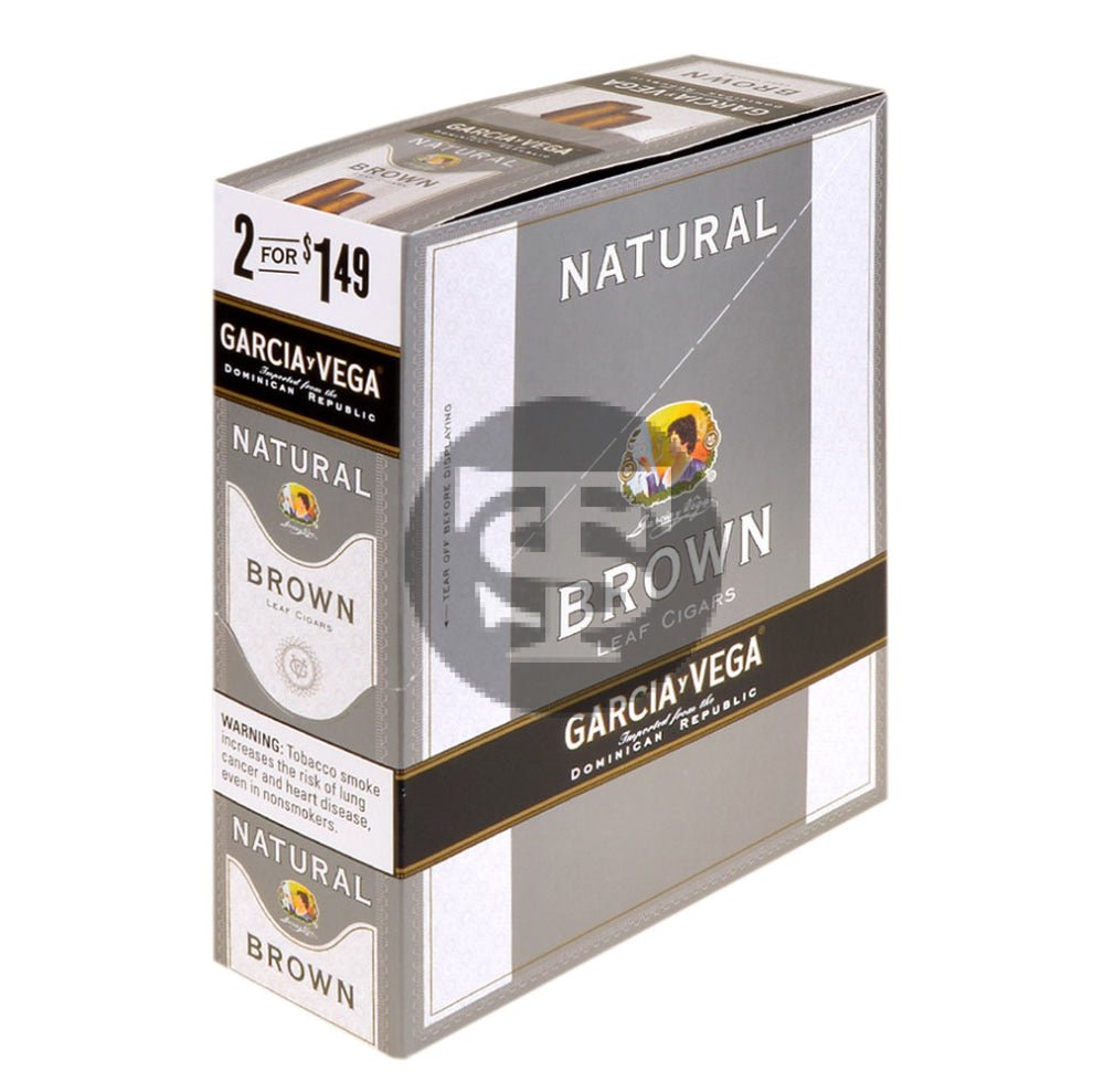 Garcia Y Vega Foil Fresh Cigarillos 1.49 Natural (Brown )15 Pouches of 2 1 garcia y vega foil fresh cigarillos 1 49 natural brown 15 pouches of 2 673
