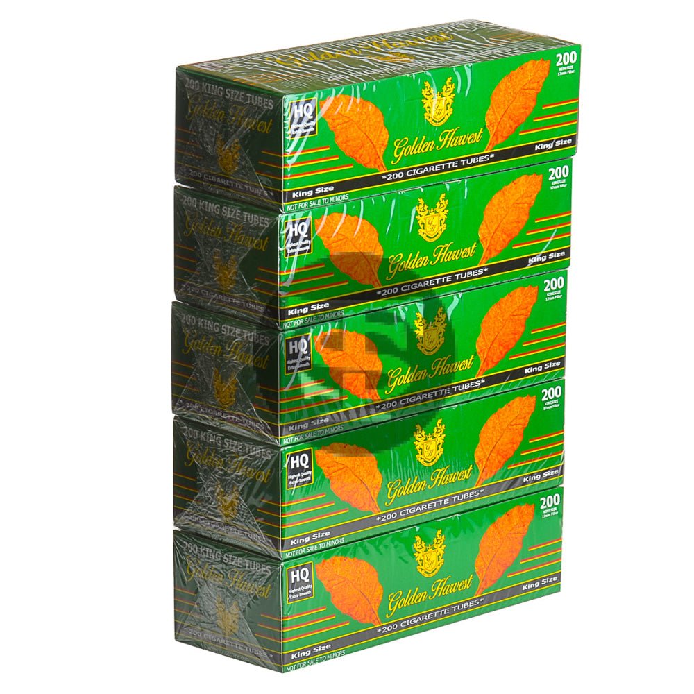 Golden Harvest King Size Menthol Filter Tubes – 5 Cartons of 200 1 Golden Harvest King Size Menthol Filter Tubes – 5 Cartons of 200
