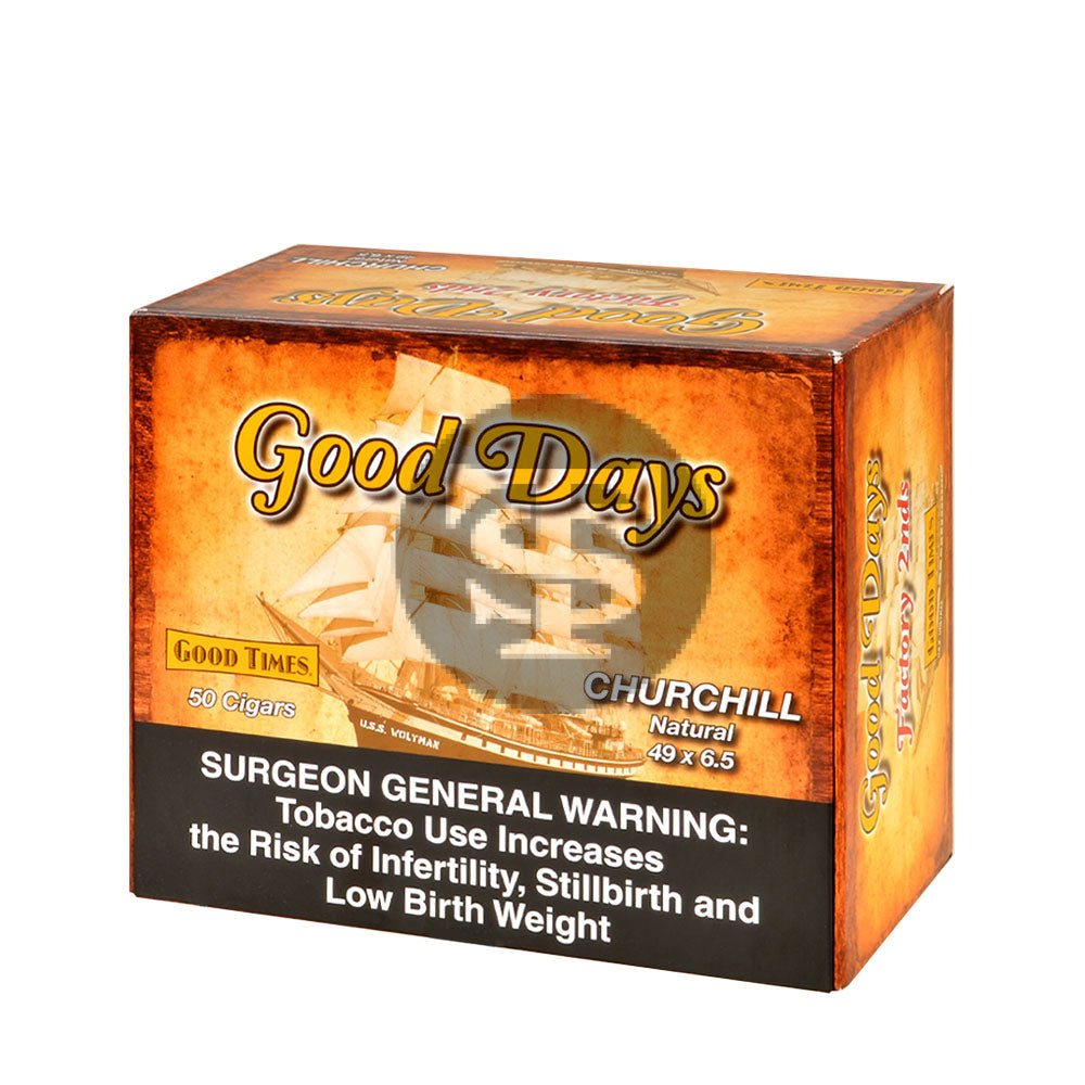 Good Days Factory Rejects Churchill Cigars Box of 50 1 good days factory rejects churchill cigars box of 50 312