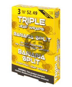 Good Time Triple Leaf Banana Split Wraps 3x$2.49