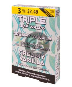 Good Time Triple Leaf Creamy Vanilla Wraps 3x$2.49