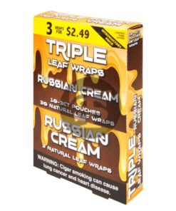 Good Time Triple Leaf Russian Cream Wraps 3x$2.49
