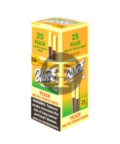 Good Times Black & Smooth Cigars 59 Cents Box of 25 Peach