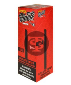 Good Times Black Smooth Black Sweet Cigarillos, 15ct