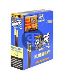 Good Times Black & Smooth Tipped Cigarillos 2/99 Cents 15 Pouches of 2 Blueberry