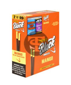 Good Times Black & Smooth Tipped Cigarillos 2/99 Cents 15 Pouches of 2 Mango