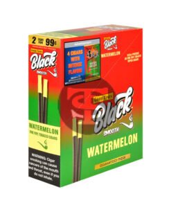 Good Times Black & Smooth Tipped Cigarillos 2/99 Cents 15 Pouches of 2 Watermelon