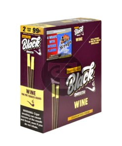 Good Times Black & Smooth Tipped Cigarillos 2/99 Cents 15 Pouches of 2 Wine