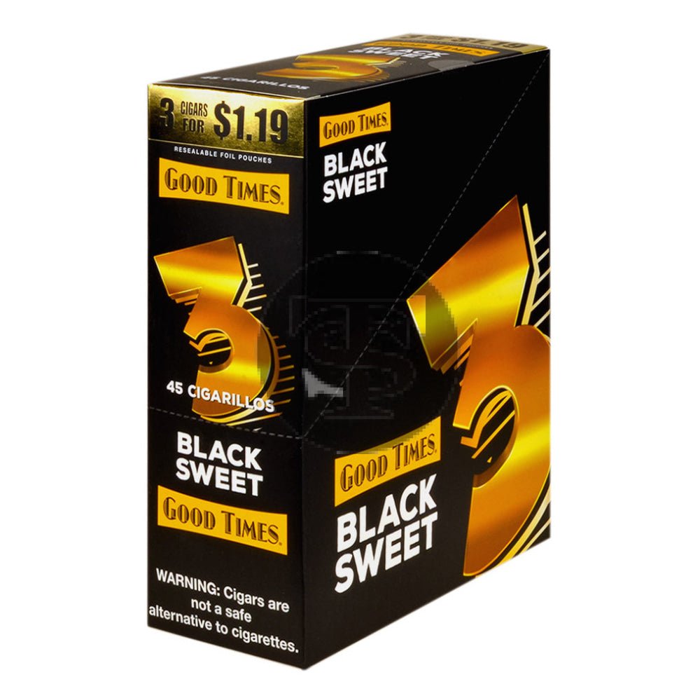 Good Times Cigarillos Black Sweet 45ct, $1.19 1 good times cigarillos black sweet 45ct 1 19 520