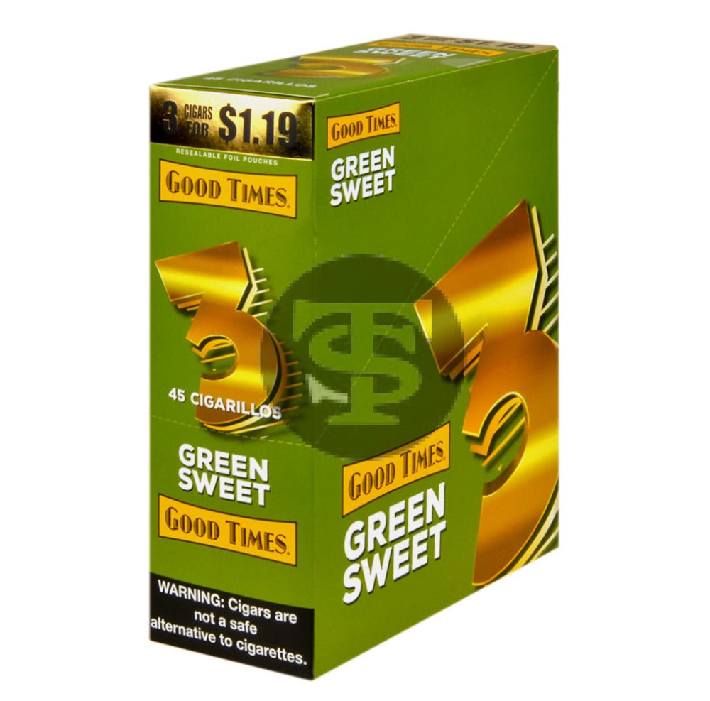 Good Times Cigarillos Green Sweet 45ct, $1.19 1 good times cigarillos green sweet 45ct 1 19 500
