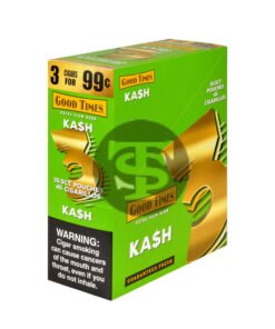Good Times Cigarillos Kash 3 for 99 Cents Pre Priced 15 Packs of 3