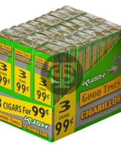 Good Times Cigarillos Kush Pre Priced 30 Packs of 3